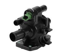 INFINAUTO Termostato Del Coche Ensamblaje De La Vivienda Del Termostato Interno Del Motor No.1336X2 Para Ford Focus Mk2 Fusion Fiesta Mk6 Mk7 C-Max Plástico Negro Duradero