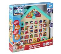 Infini Fun casa abecedaria de Madera INFINIFUN, Color Blanco, Talla única i21502