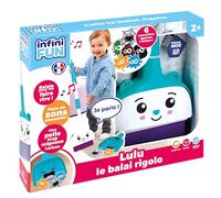 Infini Fun - Lulu Le Balai Rigolo - La Primera Escoba Que Habla Cuando se Barra. - Set Completo con escobas, Pala y Polvo Divertido - Juguetes de imitación para niños a Partir de 2 años