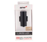 Infini Micro Luxo I-273P Luz de bicicleta delantera Talla única Negro