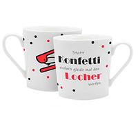 infinite by GEDA LABELS 16048 - Taza de porcelana (350 ml)