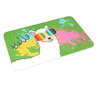 infinite by GEDA LABELS (INFKH) 13018 Lama Kids - Tabla de desayuno para pan, melamina, color verde