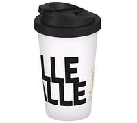 infinite by GEDA LABELS (INFKH) Becher Pillepalle 400ml Coffee to go café, Taza de Viaje, Reutilizable, plástico
