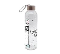 infinite by GEDA LABELS (INFKH) Lovely Lama - Botella (cristal, 500 ml)