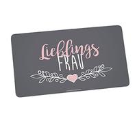 infinite by GEDA LABELS (INFKH) Tabla de Cortar Favoritos Mujer 5 x 14, 5 cm Tabla de Desayuno (melamina, Gris de Color Rosa, 23,5 x 14 x 0,5 cm