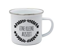 infinite by GEDA LABELS (INFKH) Taza con aspecto esmaltado, 350 ml