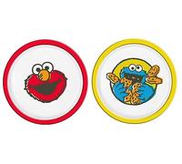 infinite by GEDA LABELS Juego de 2 platos de Barrio Sésamo Vintage Kids PP 21,5 cm