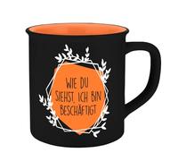 infinite by GEDA LABELS Taza con aspecto esmaltado, 400 ml