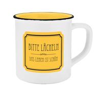 infinite by GEDA LABELS Taza con aspecto esmaltado de 400 ml