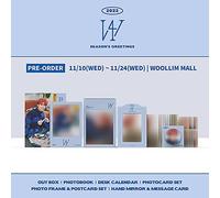INFINITE - INFINITE NAM WOO HYUN 2022 SEASON’S GREETINGS. 68p Photo Book+28p Desk Calendar+1ea Photo Card Set(1set 10ea)+1ea Photo Frame+1ea Post Card Set(1set 10ea)+1ea Hand Mirror+1ea Message Card