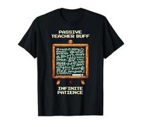 Infinite Patience Buff | Pixel Art Teacher Life Design Camiseta