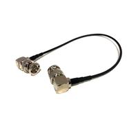 Infinitek L-1.5C2VS cable SDI flexible de 2,9 mm, BNC-BNC, 0,3 m, BLK, acodado