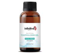 Infinitive Beauty Aceite Para Encías - 15ml | Alivio De La Gingivitis Para Dientes Sensibles | Refrescante Aliento | Alivio Del Dolor | Encías Retraídas | Aceites Botánicos 100% Naturales