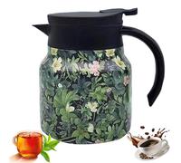 Infinitne Vintage Floral Pattern Tea - Built-in Infuser, Stainless Steel Teapot with Infuser, Temperature Control Tea Kettle for Loose Teas, Coffee Pot for Hot Drinks,Long Time Insulation (03,1000ml)
