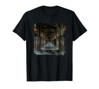 Infinito Gótico Puerta Pasillo Misterio Fantasía Oscura Gráfico Camiseta