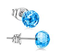 Infinito U- Gotas de Frutas Pendientes de Plata de Ley 925 Aurora Boreal con Cristal de Swarovski la mejor opción para el Día de la Madre