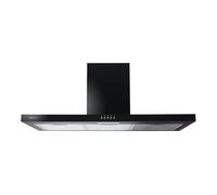 Infiniton campana de pared cmpt-tsh9b63n, 400 m3/h, t-invertida, ancho 90 cm, b, negro 45 cm