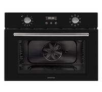 INFINITON Horno Multifunción 40BEN1, 45 Litros, Ancho 60 cm, Control electrónico, Guía telescópica y rejilla lateral extraible, A, Acabado CRYSTAL BLACK