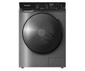 INFINITON Lavadora Carga Frontal WM-G124ADX, 12 kg, 1400 rpm, INVERTER, VAPOR CARE,ADD CLOTHING, 14 Programas, A, Silent mode, Inox