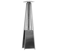 INFINITON PG-SA01 - Estufa de gas, Inox/Acero inoxidable, Pirámide, 227cm, 13kW, Propano o Butano, Uso exterior