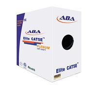 Infinity Cable Cat5e sólido CMP Plenum, 100% Cobre Puro 1000 ft. Bulk Carrete de Cable
