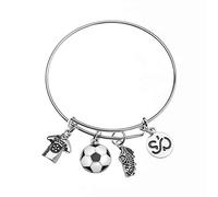 Infinity Collection - Pulsera de fútbol, diseño de balón de fútbol