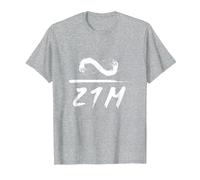 Infinity Dividido por 21 Millones de Bitcoin BTC Crypto Camiseta, Hombre, Gris Jaspeado, 3XL