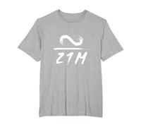 Infinity Dividido por 21 Millones de Bitcoin BTC Crypto Camiseta, Hombre Tallas Grandes, Gris Jaspeado, 6X Alto
