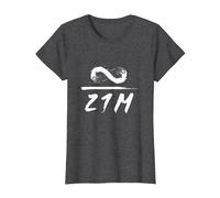 Infinity Dividido por 21 Millones de Bitcoin BTC Crypto Camiseta, Mujer, Jaspeado Oscuro, M