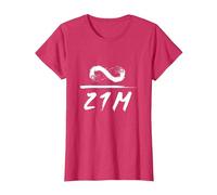 Infinity Dividido por 21 Millones de Bitcoin BTC Crypto Camiseta, Mujer, Rojo Jaspeado, XXL