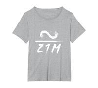 Infinity Dividido por 21 Millones de Bitcoin BTC Crypto Camiseta, Mujer Tallas Grandes, Gris Jaspeado, 2XL Grande