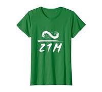 Infinity Dividido por 21 Millones de Bitcoin BTC Crypto Camiseta, Mujer, Verde Kelly, 3XL