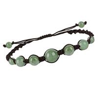 Infinity Green Jade Bead Pulseras Feng Shui para Hombre Mujer Pulsera BC03