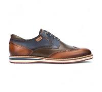 Infinity Hombres Brandy Marrón Cuero Brogue Cordones Oxford Zapatos - Avila