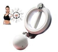 Infinity Hoop for Arms, Infinity Arm Hoop, 360 Degree Smart Arm Exercise Equipment for Home Gym Workout, Bicep and Grip Trainer, Upper Body Fitness Equipment for Men Women (White, Count)