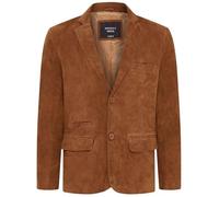 Infinity Leather Chaqueta Italiana de Piel de Ante Suave Para Hombre