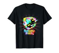 Infinity Lucky Block Escape Tsunami Brainrot para niños Camiseta