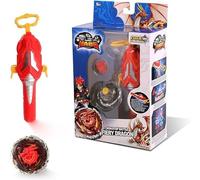 INFINITY NADO Peonza para Niños Juguete de Metal, Peonza de Batalla Lanzador Deluxe-Fiery Dragon, Juguetes para Niños de 5 6 7 8 9 10 11 12 Años, Light Red