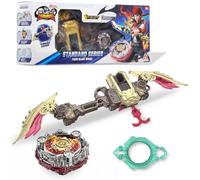 INFINITY NADO S7 Lanzador Arco - Peonza Metal Defensa Rojo 5+ | Lanzador arco con aceleración infinita. Peonza metal tipo Defensa. Giro derecha. Fácil manejo. Para niños 5+. Regalo ideal