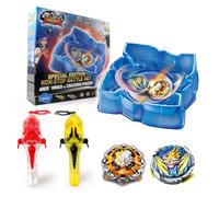 INFINITY NADO Set Arena 2 Lanzadores Magnéticos - 2 Peonzas Metal 5+