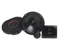 Infinity Reference REF6530CX Sistema de Altavoces de Componentes 2 Vías 6.5" (165mm), 90W RMS, 270W Pico, Crossovers Externos, Control Nivel Tweeter 0/+3dB, Sonido Alta Fidelidad Premium para Coche