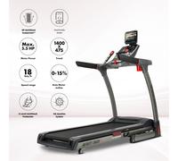 Infinity Track 4.0 Cinta de correr 5,5 PS Bluetooth Aplicación Kinomap LED Gris Capital Sports