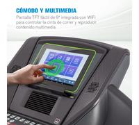 Infinity Track 6.0 Touch Cinta para correr 5,5 CV WiFi 9" Pantalla TFT Táctil Capital Sports