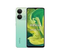 Infinix Smart 7 HD, 2+64GB, Green Apple, teléfono inteligente desbloqueado sin SIM, pantalla de 6.6 pulgadas, batería grande de 5000 mAh, procesador Octa-Core 4G, desbloqueo de huellas dactilares y