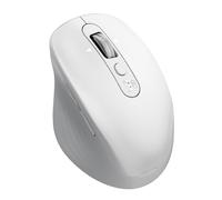 INFINMIND Ratón inalámbrico, Multi-Dispositivo Bluetooth, Receptor USB 2.4G y Doble Bluetooth, Rueda de Desplazamiento 4 direcciones silencioso para computadora, portátil, PC, MacBook, iPad(Blanco)