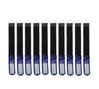 Infitronic 10 bridas de extra anchas con campo de rotulación y ojal de metal (GIGANT 500 x 50 mm, azul). Bridas de reutilizables con lazo para gestión de cables y organizador de cables