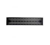 Infitronic - INSIRBL112STL - Panel de ventilación de 19 pulgadas para rack, panel ciego en U, cubierta ciega de acero 2U (montaje sin herramientas)