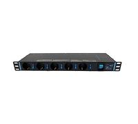 Infitronic - Regleta INSV1013A de 19 Pulgadas, 1U, 13 Compartimentos, para Armario de Red, conmutable Individualmente, con protección contra sobretensiones