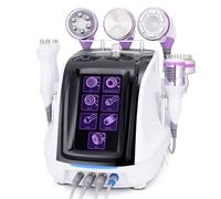 INFJMHAA Máquina de cuidado facial 8 en 1 de cavitación RF, contorno corporal, adelgazante, anticelulitis, microcorriente, liposucción al vacío, limpiador de piel, removedor de arrugas