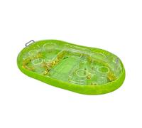inflable para bebidas - 99 x 56 cm 8 posavasos con confeti brillante | inflable flotante | para bebidas heladas frutas gafas teléfono lago río
